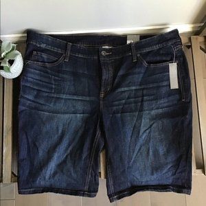 JcPenny NWT Dark Wash Shorts